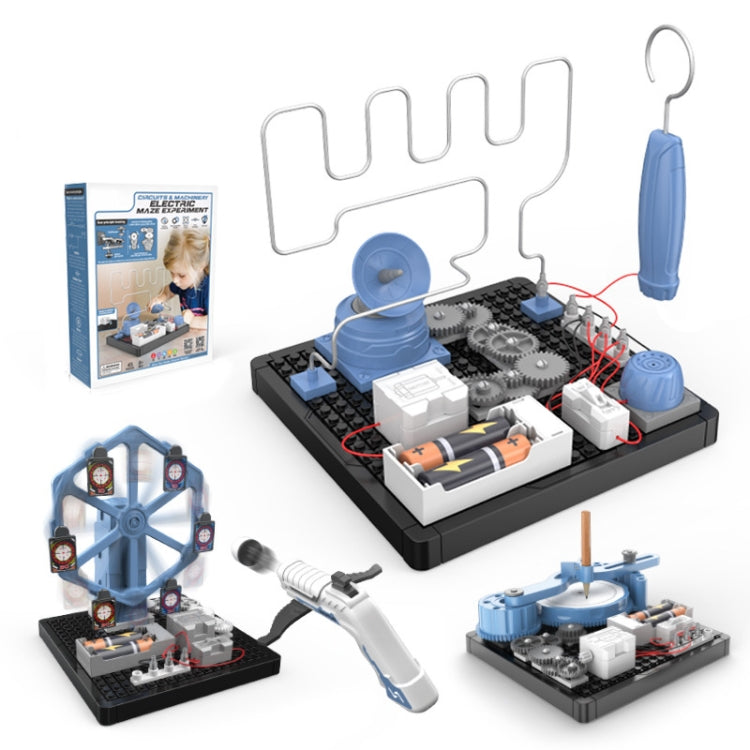 Self-assembled DIY Electromagnetic Maze Toy Circuit Mechanical Toys(DL0102 Bumper Maze) - DIY Developmental Toys by buy2fix | Online Shopping UK | buy2fix