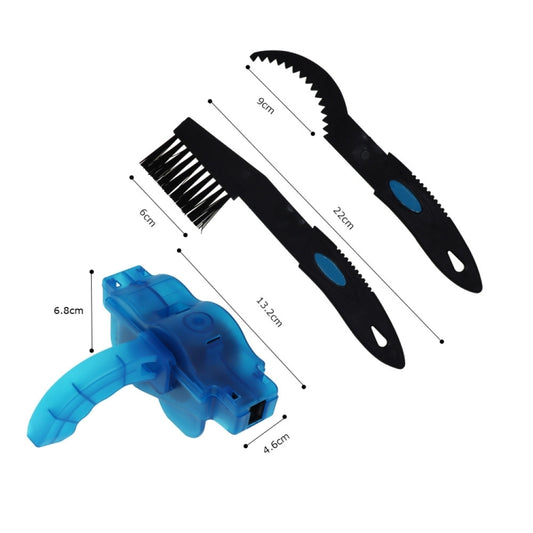 Bike Chain Washer Cleaner Kit Maintenance Tool,Specification: 9 In 1 by buy2fix
