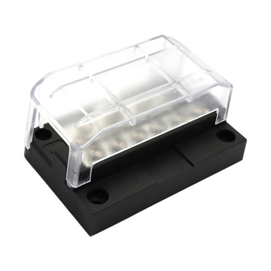 AOA1903 RV Bus Bar 12PIN 100A 32V High Current Copper Bar Wiring Bar(Black) by buy2fix