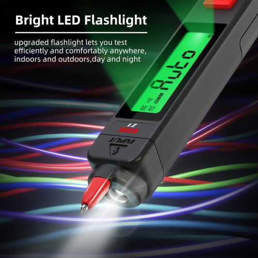 BSIDE Z1 Smart Pen Multimeter Electric Pen Voltage Detector Without Battery (Black) by BSIDE
