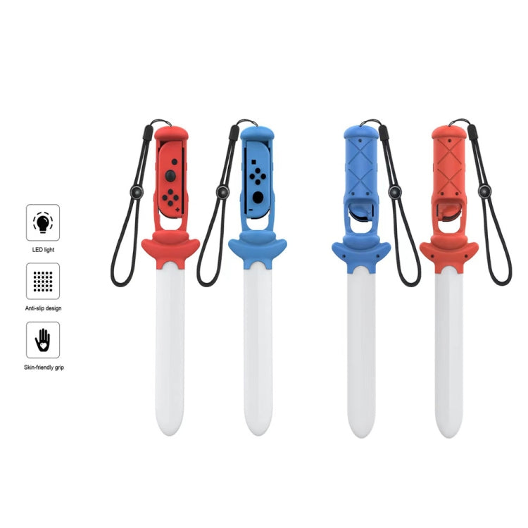 DOBE TNS-2109 Left and Right Handle Somatosensory Luminous Sword for Nintendo Switch(Red) - Others by DOBE | Online Shopping UK | buy2fix