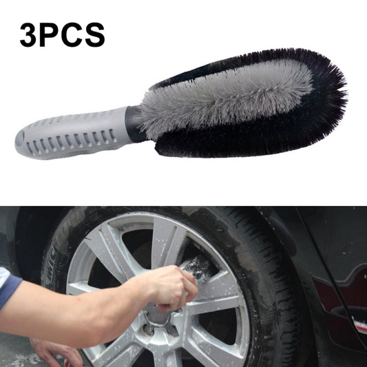 3 PCS Car Tire Brush Carpet Foot Pad Brush, Style: DM-118 Double Twisted Wire Brush - In Car by buy2fix | Online Shopping UK | buy2fix