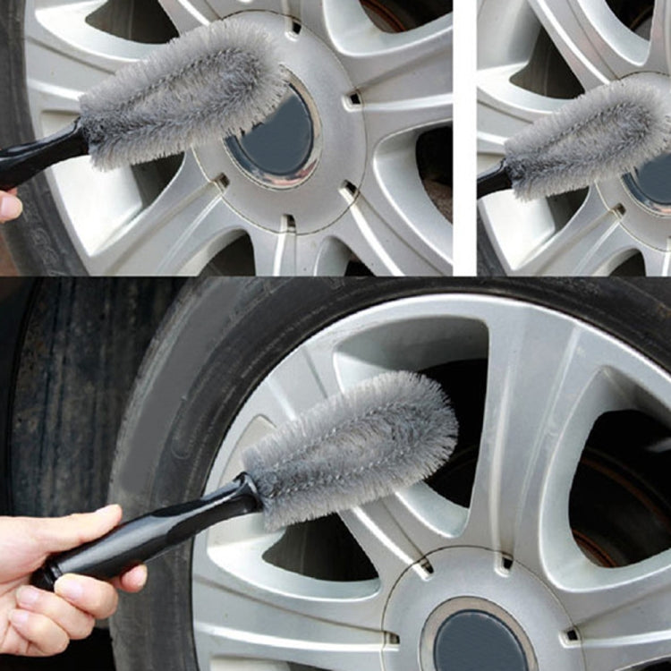 4 PCS Car Wheel Brush Car Washing Supplies(Grey) - In Car by buy2fix | Online Shopping UK | buy2fix