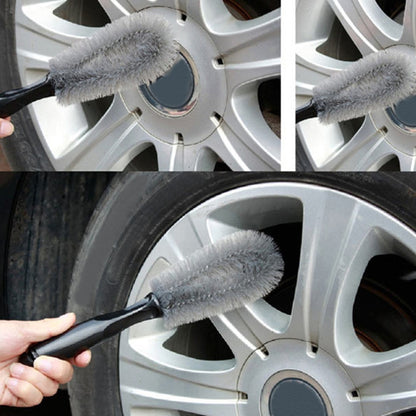 4 PCS Car Wheel Brush Car Washing Supplies(Black) - In Car by buy2fix | Online Shopping UK | buy2fix