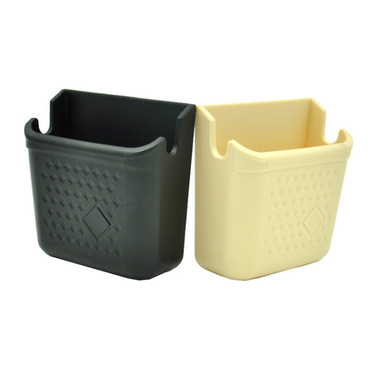Vehicle Adhesive Mobile Phone Stand Card Cigarette Storage Box, Color: DM-004 Beige by buy2fix