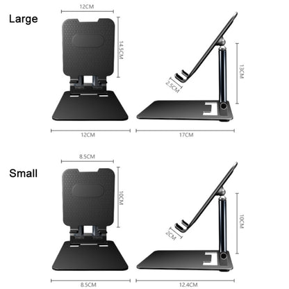 Tablet Mobile Phone Desktop Double Pole Lifting Folding Bracket, Color: White (Large) - Desktop Holder by buy2fix | Online Shopping UK | buy2fix