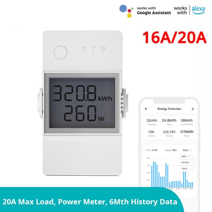 Sonoff POW Elite Intelligent Electricity Statistics Current Power Metering Switch 16A - Consumer Electronics by Sonoff | Online Shopping UK | buy2fix