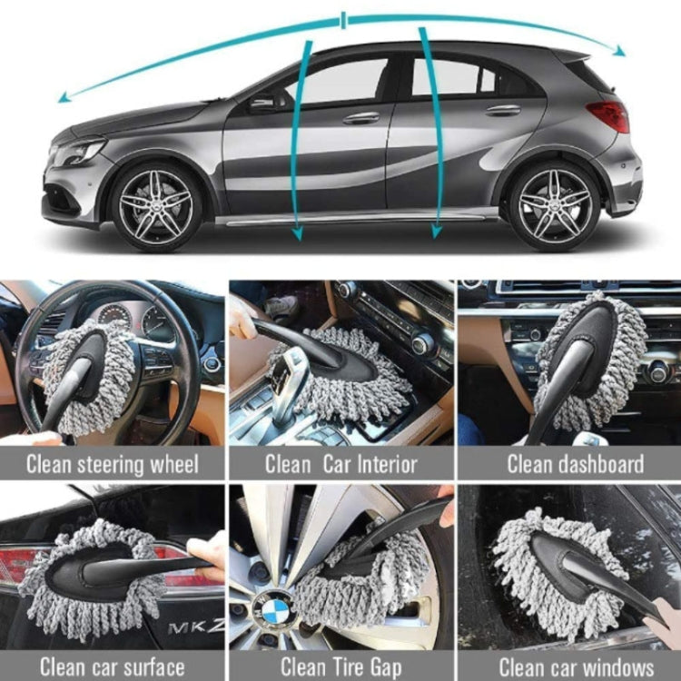 9 PCS / Set Car Waterproof Gloves Tire Gap Cleaning Brush Car Wash Set - In Car by buy2fix | Online Shopping UK | buy2fix