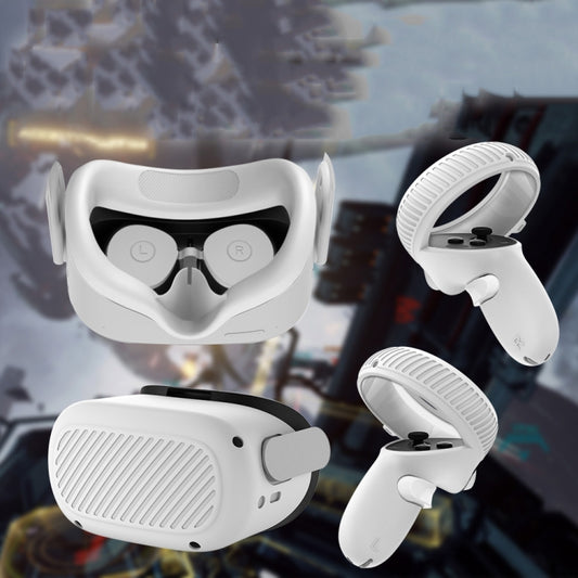 VR Glasses Lens Shell Handle Protective Case For Oculus Quest 2(White) by buy2fix