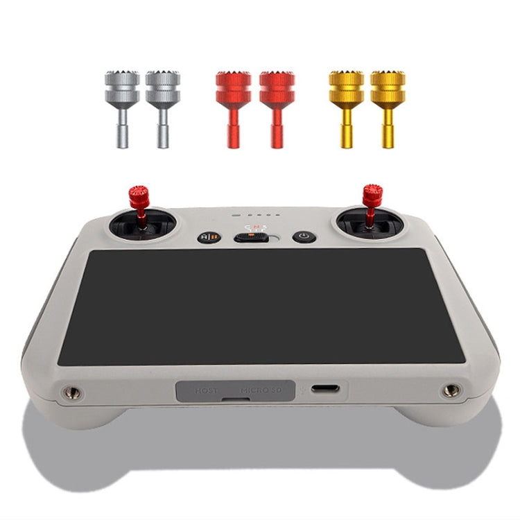 1 Pair Sunnylife MM3-YG393 For DJI Mini3 Pro DJI RC With Screen Remote Control Thumb Rocker(Titanium) - DJI & GoPro Accessories by Sunnylife | Online Shopping UK | buy2fix