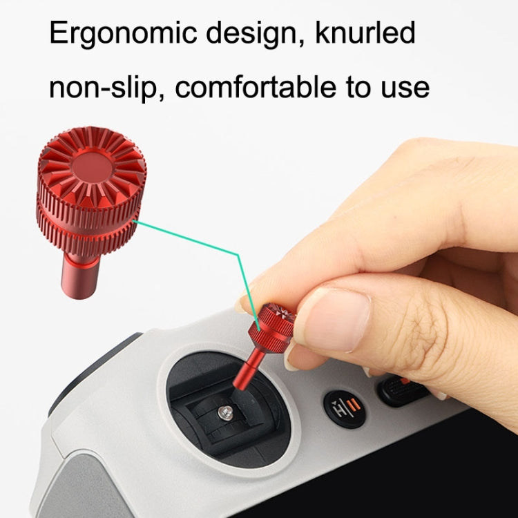 1 Pair Sunnylife MM3-YG393 For DJI Mini3 Pro DJI RC With Screen Remote Control Thumb Rocker(Red) - DJI & GoPro Accessories by Sunnylife | Online Shopping UK | buy2fix