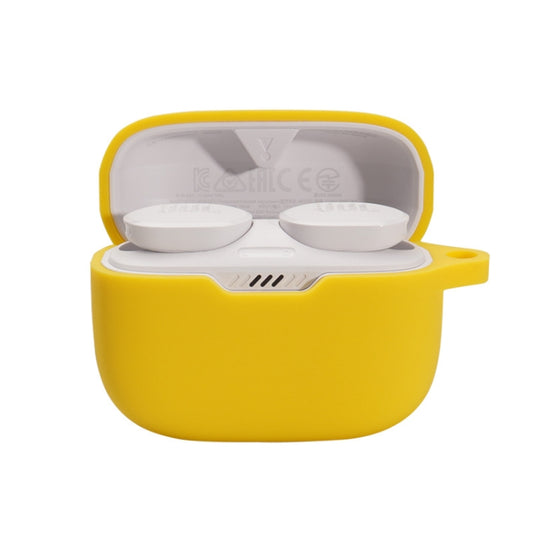 For JBL T230NC TWS Wireless Bluetooth Headphones Silicone Case(Yellow) - JBL Earphone Case by buy2fix | Online Shopping UK | buy2fix