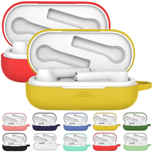 Bluetooth Earphone Silicone Protective Case for Huawei Honor FlyPods 3(White) by buy2fix