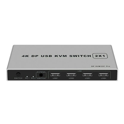 4K KYSW59 60HZ DP USB KVM Switch 2-in-1 Computer Sharing Device by buy2fix