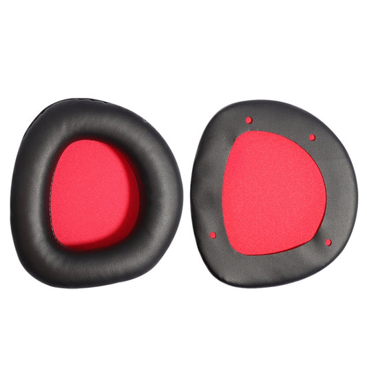 2 PCS Slow Rebound Sponge Headphone Cover Cushion For DAREU EH712/EH715(Black Red Net) by buy2fix