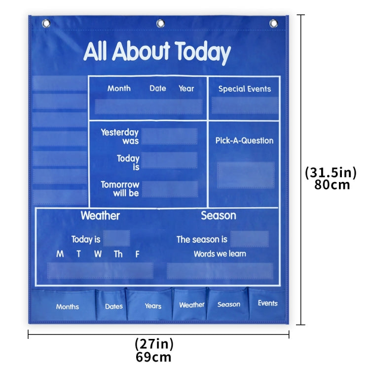 Daily Events Calendar Hanging Bag Early Education Hanging Bag - Early Education Toys by buy2fix | Online Shopping UK | buy2fix