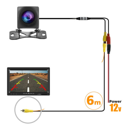 A17S AHD HD Night Vision Car CVBS Conversion After Viewing Camera - In Car by buy2fix | Online Shopping UK | buy2fix