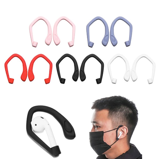 50PCS EG40 For Apple Airpods Pro Sports Wireless Bluetooth Earphone Silicone Non-slip Ear Hook(Pink) by buy2fix