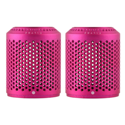2 PCS Outer Cover Dust Filter for Dyson Hair Dryer HD01/HD03/HD08(Rose Red) - Consumer Electronics by buy2fix | Online Shopping UK | buy2fix
