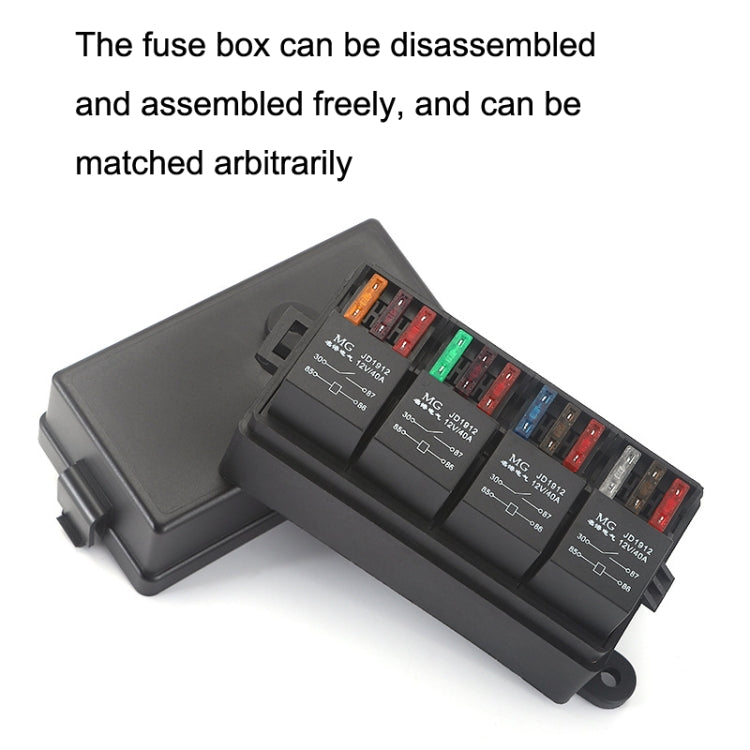 TF008-10 24V 5Pin Relay Car RV Radiography Sound Modified Electromagnetic Insurance Box by buy2fix