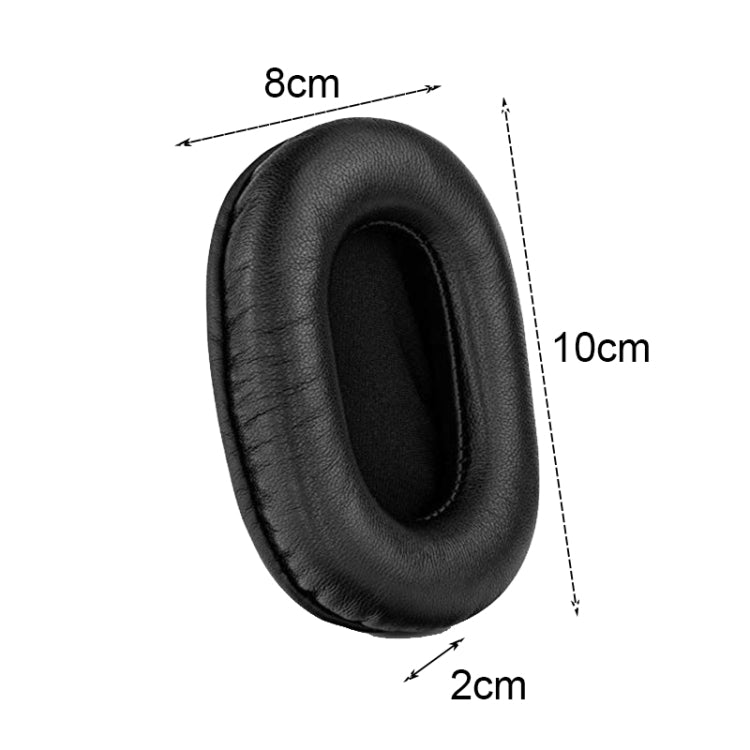 2 PCS Headset Sponge Earmuffs For SONY MDR-7506 / V6 / 900ST, Color: Black Net - Apple Accessories by buy2fix | Online Shopping UK | buy2fix