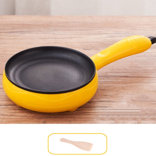 350W Electric Egg Omelette Cooker Frying Pan Steamer Cooker,EU Plug,Style: Pan+Wood Shovel Yellow - Home & Garden by buy2fix | Online Shopping UK | buy2fix