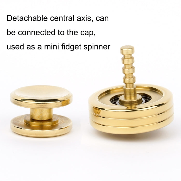 N2 Polished Metal Running Fidget Spinner Decompression Toys, Style: Brass - Spinning Toys by buy2fix | Online Shopping UK | buy2fix