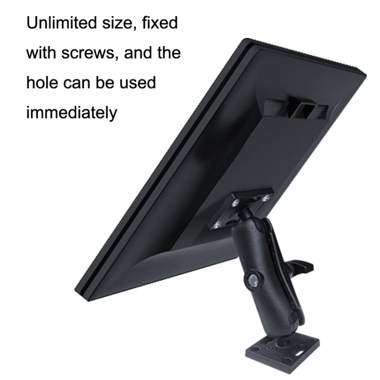 KZ06J Monitor Mount Tablet PC Aluminum Alloy Agricultural Machinery Bracket, Style: Ellipse+Link+Ellipse - Desktop Holder by buy2fix | Online Shopping UK | buy2fix