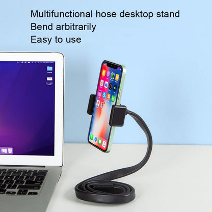 DiHao Bending Adjustment Hose Mobile Phone Live Broadcast Support(Hose+Double Hole Phone Clip) - Lazy Bracket by DiHao | Online Shopping UK | buy2fix