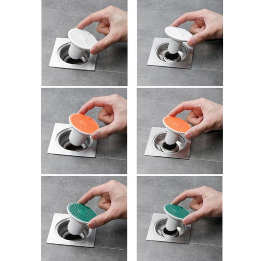 Sewer Deodorant Magnetic Suction Floor Drain Cover, Size: 3cm (Orange) by buy2fix