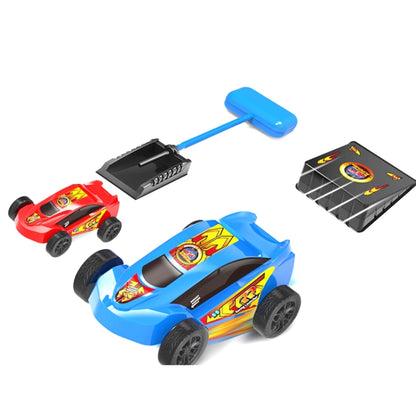 Pedal Catapult Launch Aerodynamic Car Parent-child Outdoor Competitive Racing, Color: Blue + Red Car - Toy Sports by buy2fix | Online Shopping UK | buy2fix