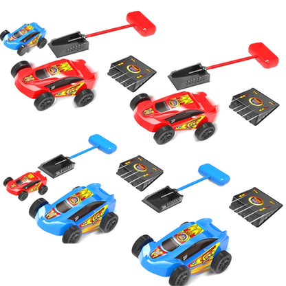 Pedal Catapult Launch Aerodynamic Car Parent-child Outdoor Competitive Racing, Color: Blue + Red Car - Toy Sports by buy2fix | Online Shopping UK | buy2fix