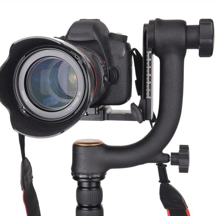 QingZhuangShiDai Q45 Panoramic Boom Bird Watching and Birding Gimbal(Black) - Camera Accessories by QingZhuangShiDai | Online Shopping UK | buy2fix