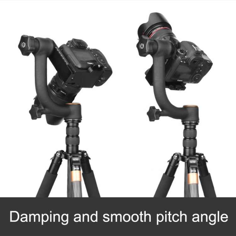 QingZhuangShiDai Q45 Panoramic Boom Bird Watching and Birding Gimbal(Black) - Camera Accessories by QingZhuangShiDai | Online Shopping UK | buy2fix