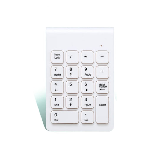 Mini 2.4G Wireless Numeric Keypad(White) by buy2fix