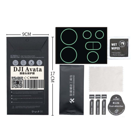 Sensor+Lens+Glasses Protective Film Anti-scratch Film for DJI Avata Advanced Version by buy2fix