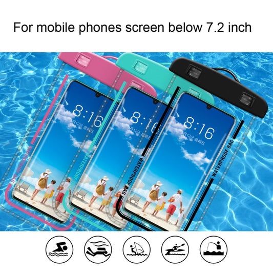 2 PCS Armband Style Transparent Waterproof Cell Phone Case Swimming Cell Phone Bag(Macaron Red) by buy2fix