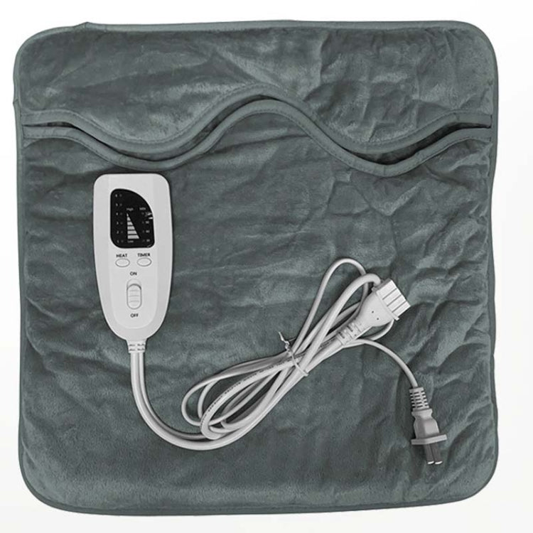 60W  Electric Feet Warmer For Women Men Pad Heating Blanket UK Plug 240V(Silver Gray) - Consumer Electronics by buy2fix | Online Shopping UK | buy2fix