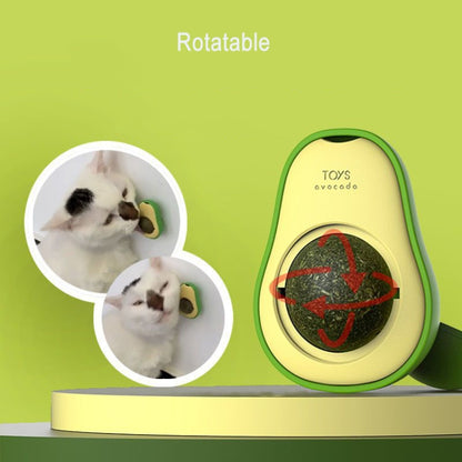 2 PCS Catnip Balls And Avocado Teasing Cat Teeth Cleaning Toy(Mint Ball) - Home & Garden by buy2fix | Online Shopping UK | buy2fix