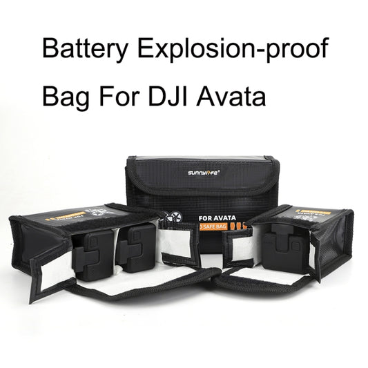 Sunnylife AT-DC478 Put 2 Batteries Battery Explosion-proof Bag For DJI Avata by buy2fix