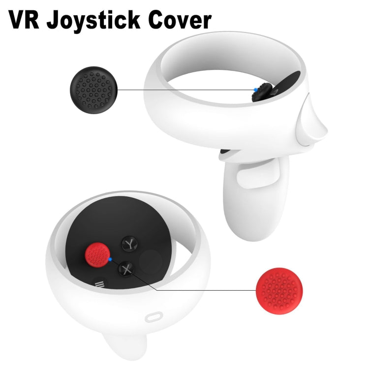 VR Silicone Eye Mask+Lens Protective Cover+Joystick Hat, For Oculus Quest 2(Black) - Consumer Electronics by buy2fix | Online Shopping UK | buy2fix