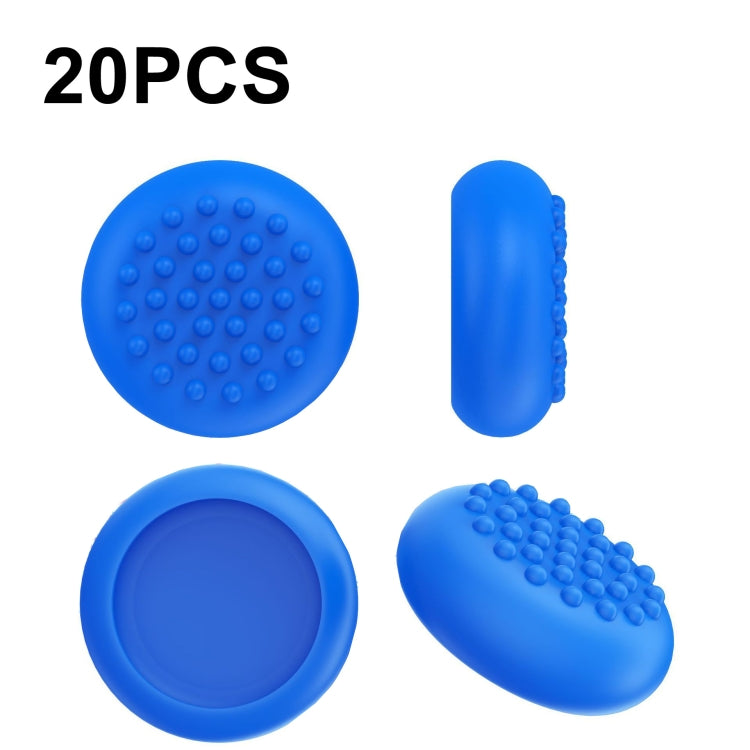 20 PCS Peripheral Button VR Handle Rocker Silicone Protective Cover, For Oculus Quest 2(Blue) - Consumer Electronics by buy2fix | Online Shopping UK | buy2fix