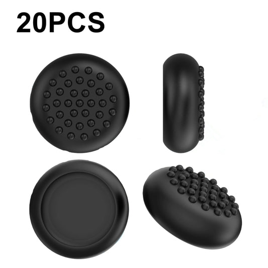 20 PCS Peripheral Button VR Handle Rocker Silicone Protective Cover, For Oculus Quest 2(Black) - Consumer Electronics by buy2fix | Online Shopping UK | buy2fix