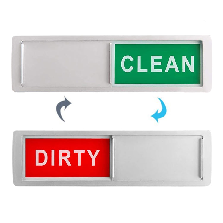 Dishwasher Magnet Clean Dirty Sign 2 Double-Sided Dishwasher Magnet Cover(White) - Home & Garden by buy2fix | Online Shopping UK | buy2fix