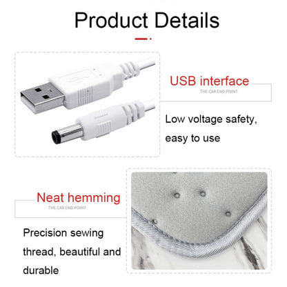 11696 5V USB Plug-in Car Timing Heating Seat Cushion(45x45cm) - In Car by buy2fix | Online Shopping UK | buy2fix