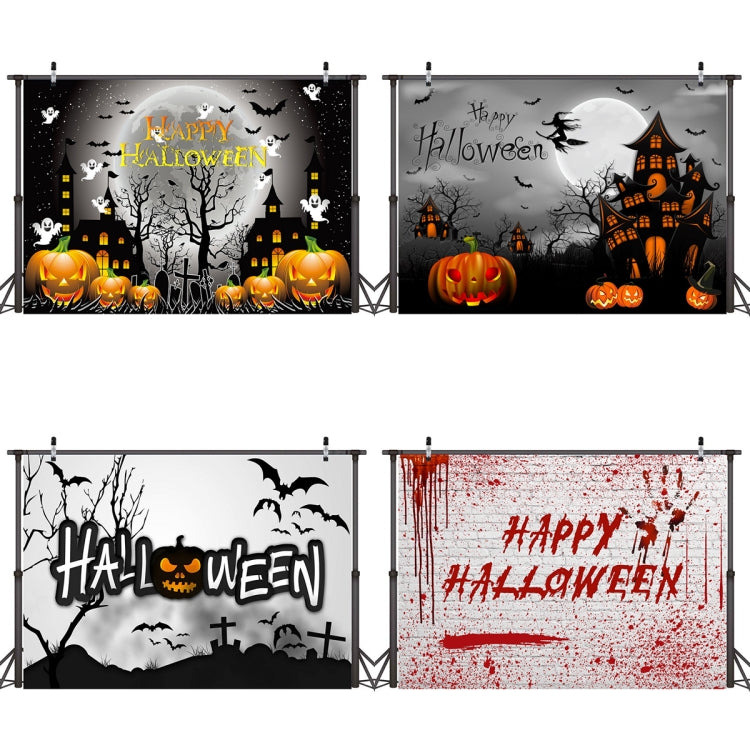 2.1m x 1.5m Halloween Element Shoting Background Cloth Party Decoration Backdrop(4463) - Camera Accessories by buy2fix | Online Shopping UK | buy2fix