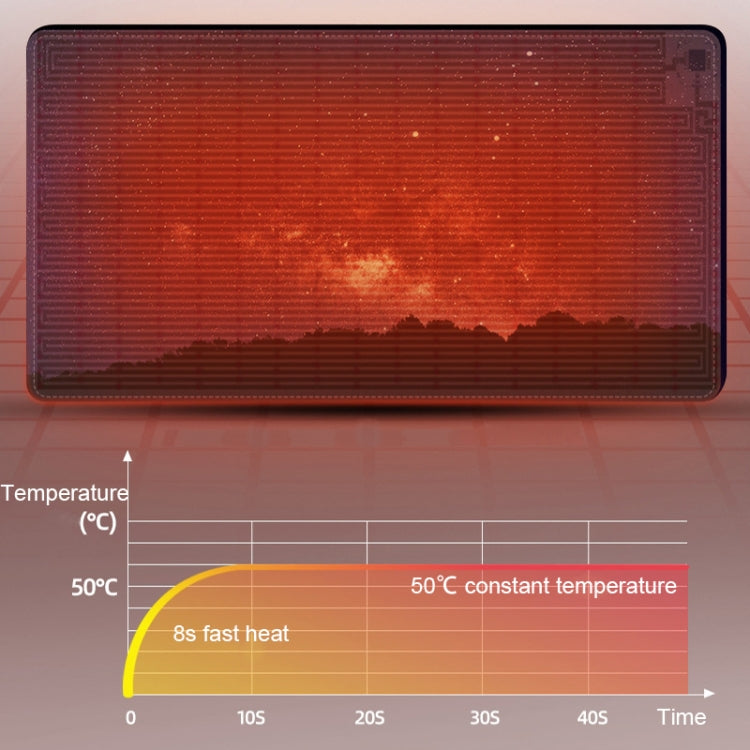 Intelligent Timing Heating Waterproof Warm Mouse Pad CN Plug, Size: 80x33cm(Starry Sky) - Mouse Pads by buy2fix | Online Shopping UK | buy2fix