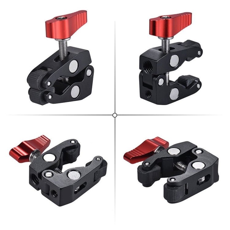 JMSUZ 124124 SLR Camera Rail Adjustable Clamp Crab Clamp+Magic Arm - Camera Accessories by JMSUZ | Online Shopping UK | buy2fix