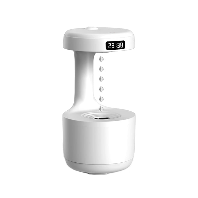 W1 LED Smart Display Anti-Gravity Water Drop Humidifier(White) - Home & Garden by buy2fix | Online Shopping UK | buy2fix