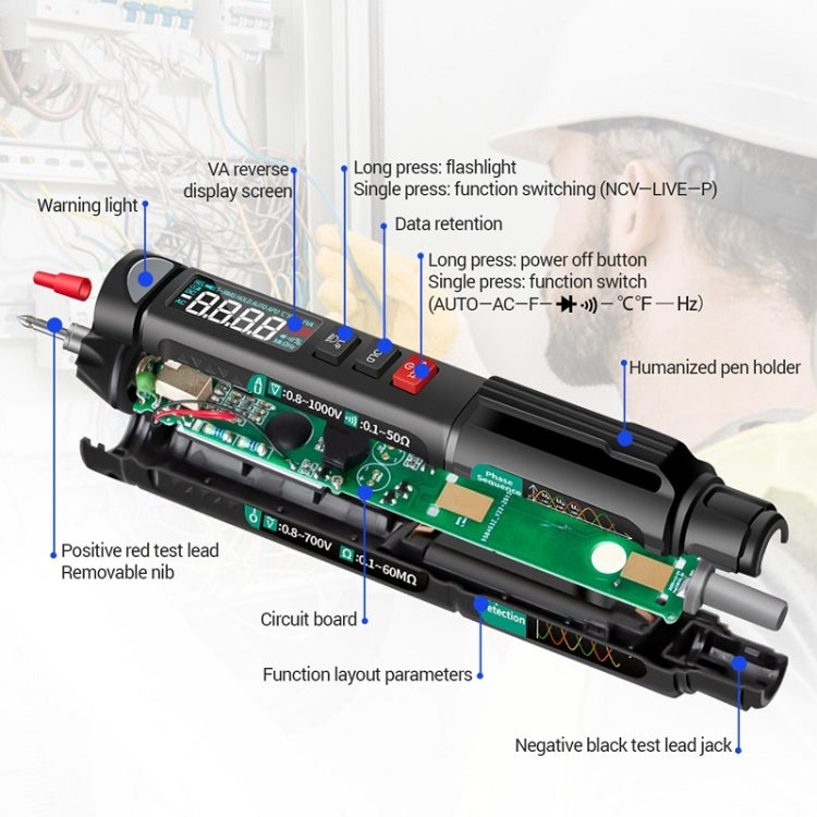 ANENG Multifunction Intelligent Measurement High Precision Multimeter, Model: A3008 - Consumer Electronics by ANENG | Online Shopping UK | buy2fix